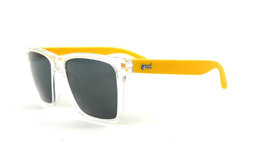 Miami Transparent - Grey - Mat yellow