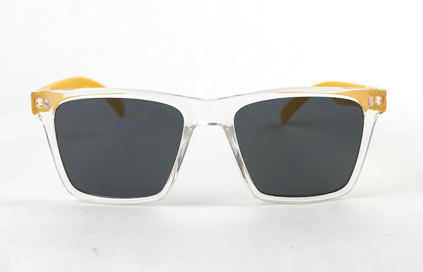 Miami Transparent - Grey - Mat yellow