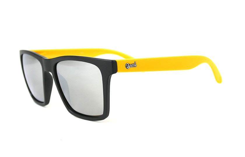 Miami Black - Silver - Mat yellow