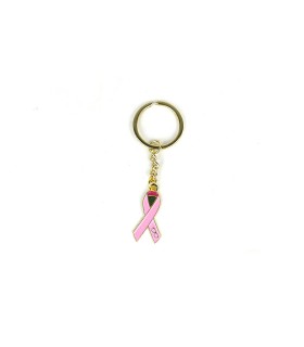 Pink October key ring