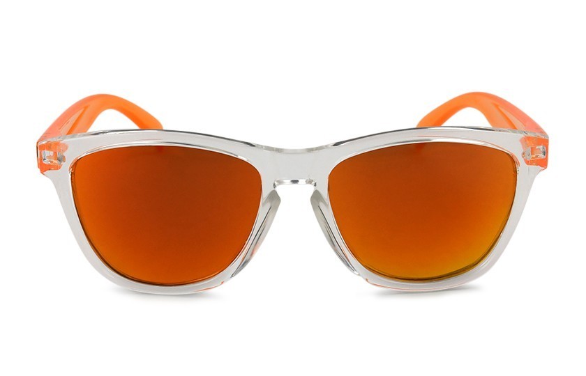 Original Transparent - Red fire glasses - Cocktail Orange Shinny