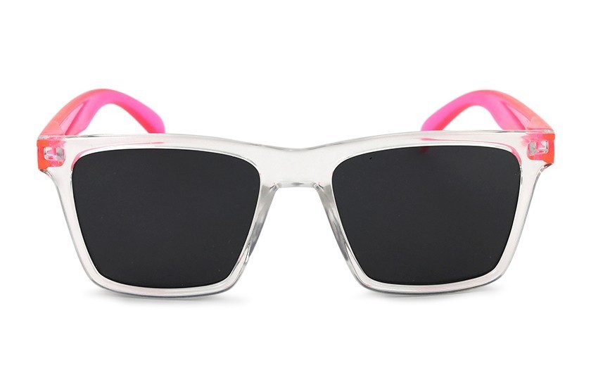 Miami Transparent -  Grey - Pink Shinny