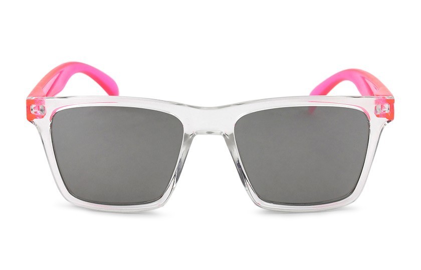 Miami Transparent -  Silver - Pink Shinny