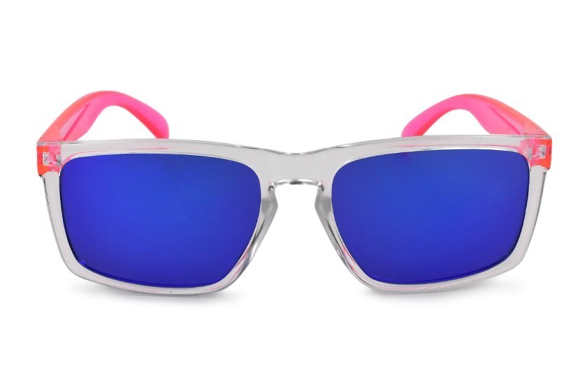 Transparent - Blue - Pink Shinny