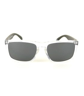 Transparent - Grey Lenses - Black