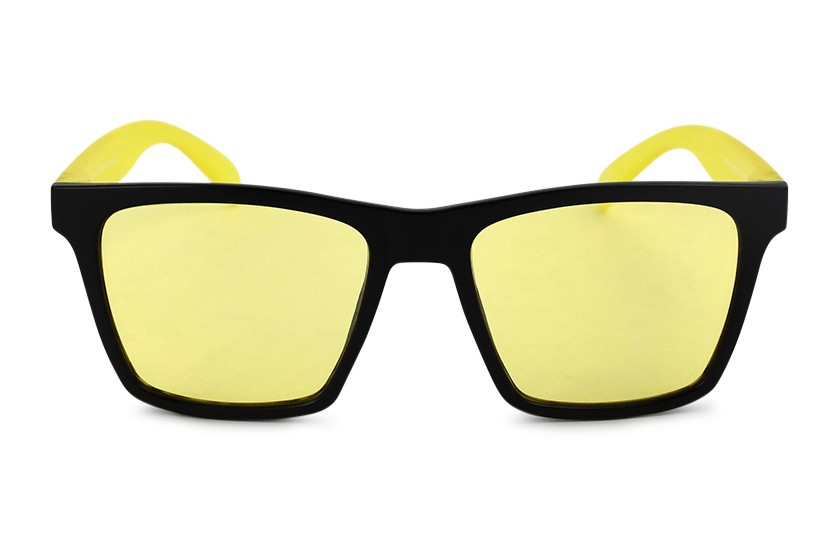 Miami Noir - Verres 60% filtration - Jaune mat