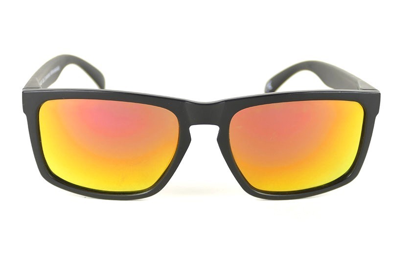 Daytona Black - Red Fire lenses - Black Movember