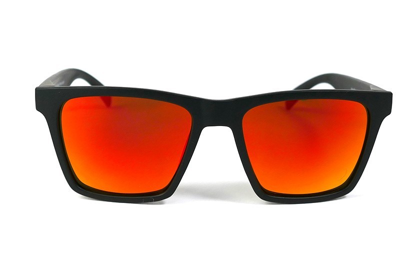 Miami Black - Red Fire lenses - Black Movember