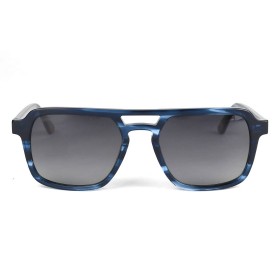 Chandler Ecailles Bois Bleu Brillant - Gr