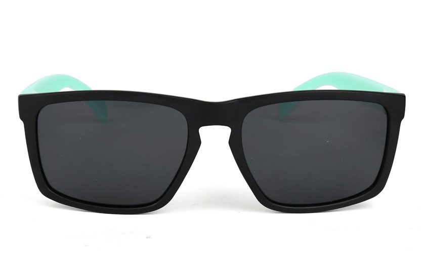 Daytona Black - Grey Glasses - Pastel Green