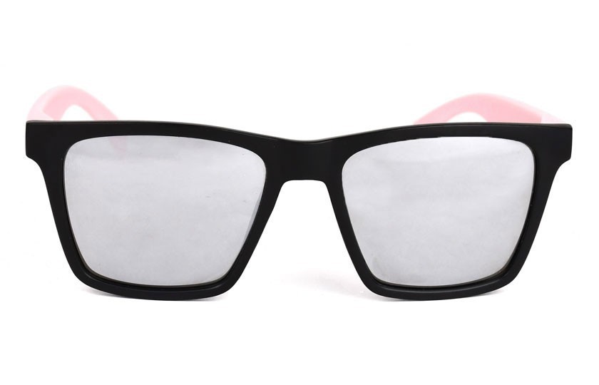 Miami Black - Silver Glasses - Pastel Pink