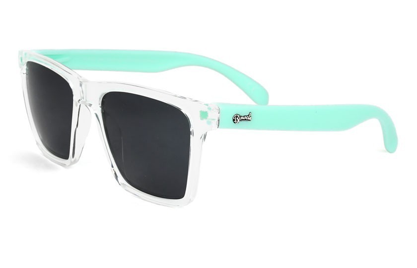 Miami Transparent - Grey Glasses - Pastel Green