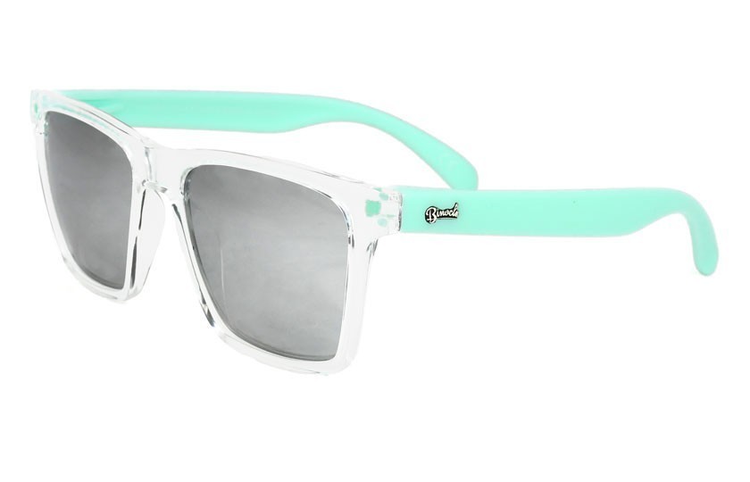 Miami Transparent - Silver Glasses - Pastel Green