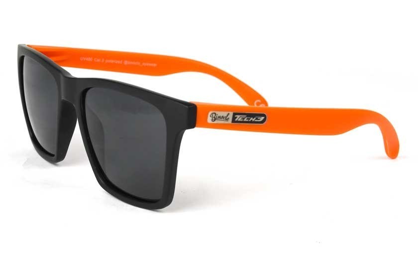 Miami Tech 3  Black - Glasses Grey - Orange